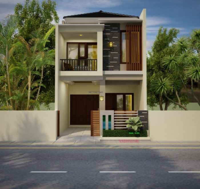 Desain rumah minimalis ukuran 5x15