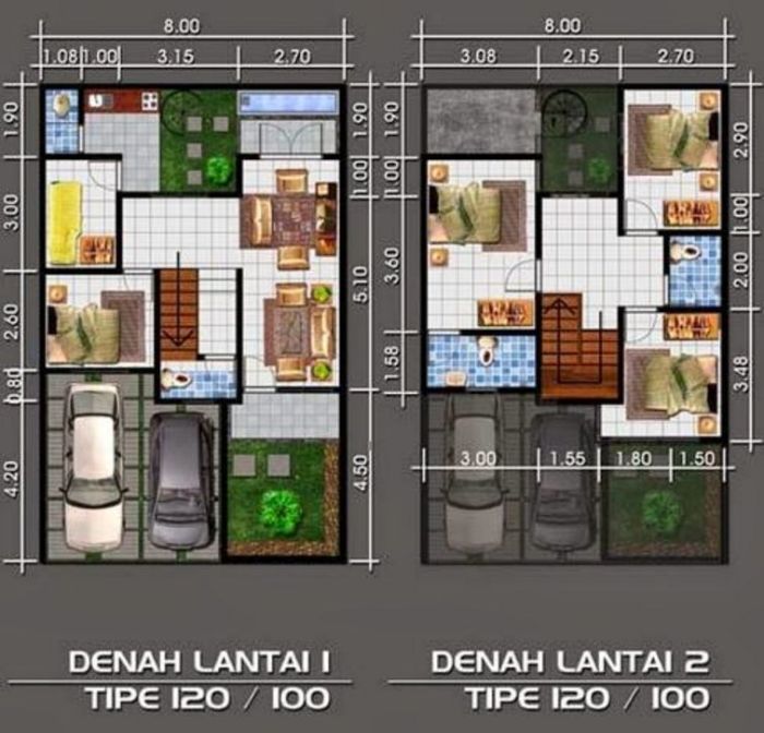 Desain rumah minimalis type 120