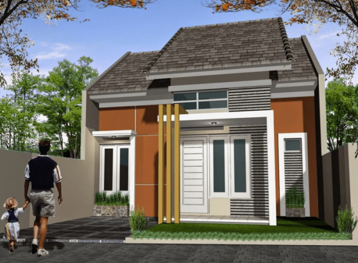 Desain rumah type 45 84