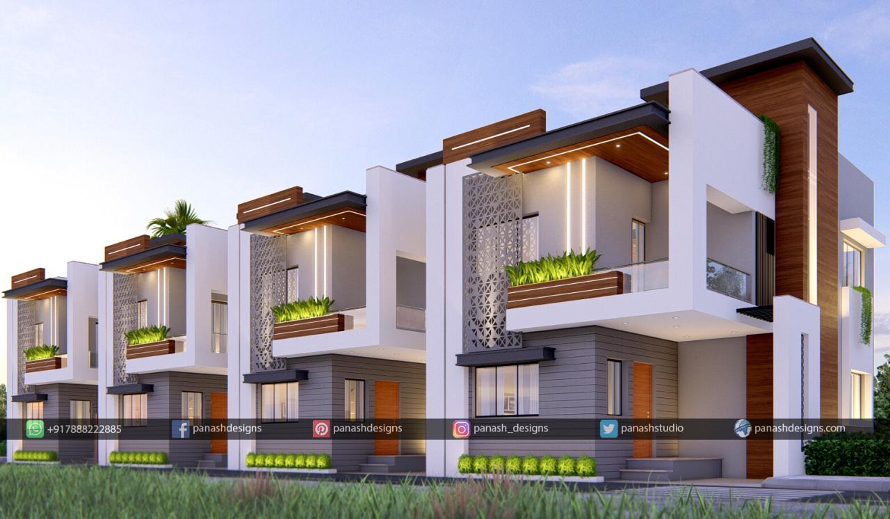 Desain rumah petak kontrakan