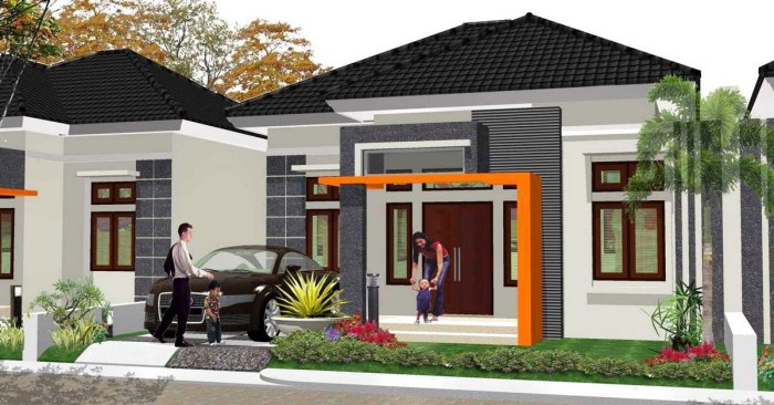 Desain rumah minimalis type 45 70