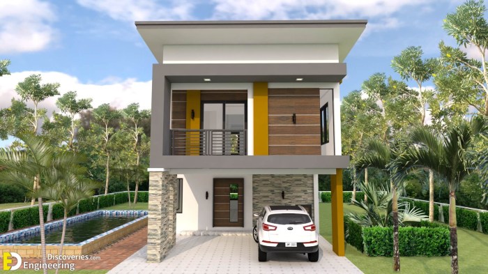 Desain rumah tingkat sederhana minimalis